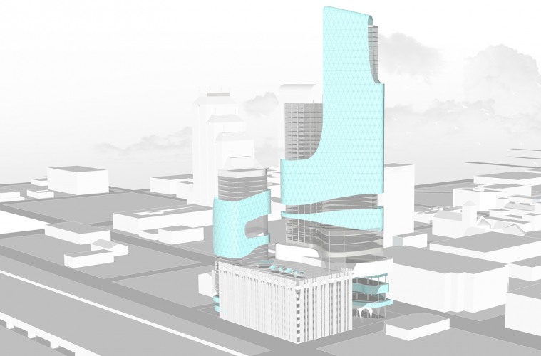 Lake Nona Architect looks to build a 40story Vertical Medical City in Downtown Orlando Lake